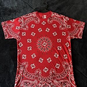 Red Bandana Spreme Men's Shirt 2 Pack (Never Worn)